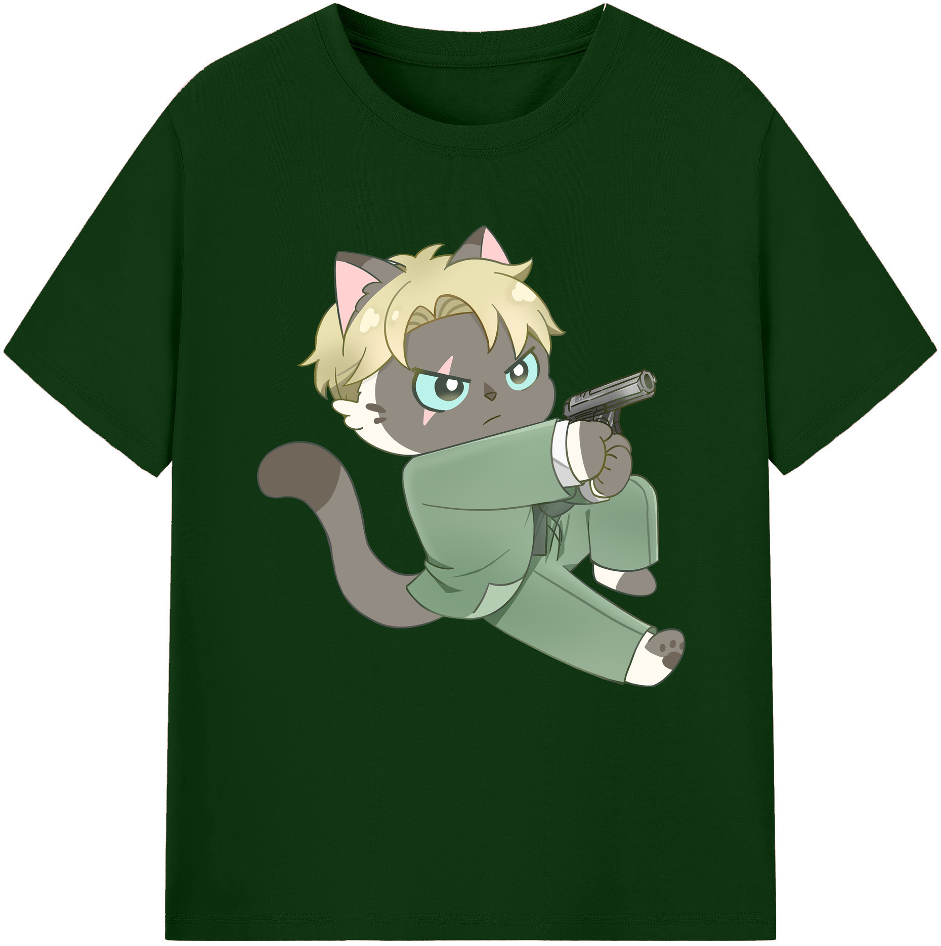 （画像用） SPY×FAMILY间谍家家酒 綿100％半袖Tシャツ（フロントプリント）